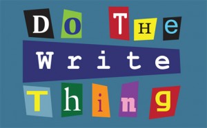 Do the Write Thing logo